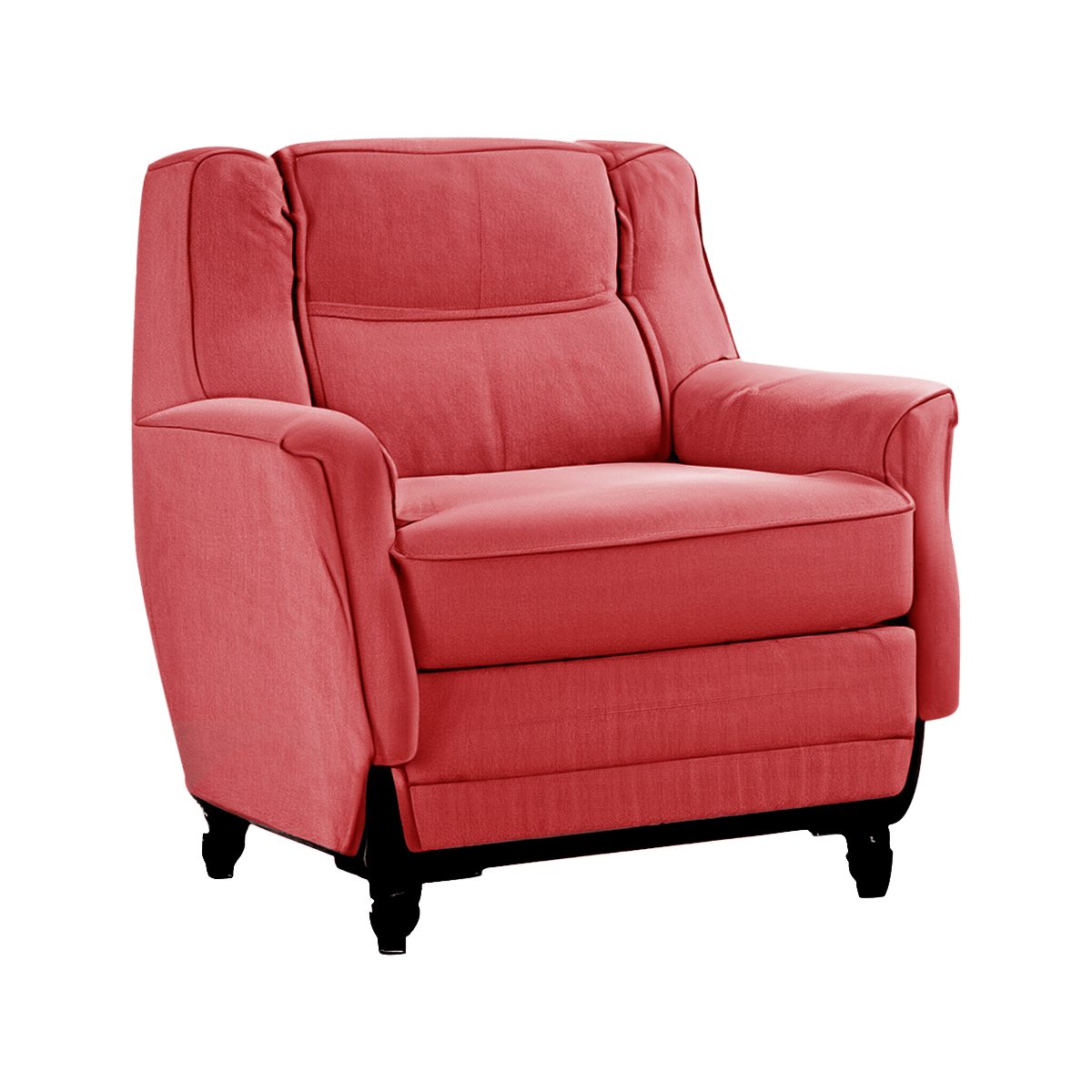 Cammi Blue Leather Armchair - Image 3